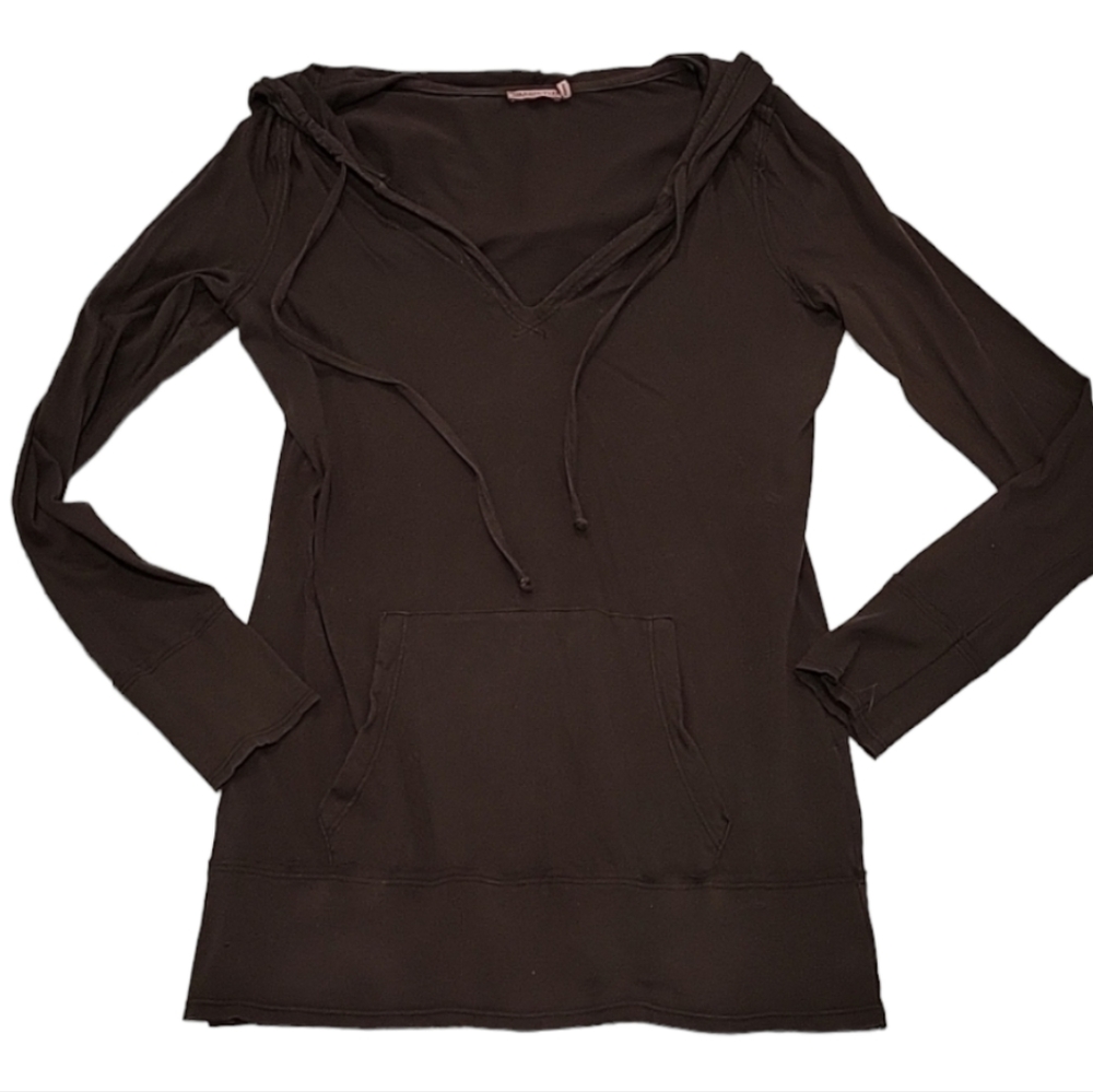 Juicy Couture Brown Long Sleeve Cotton Hoodie With Logo Medium - Picture 6 of 13